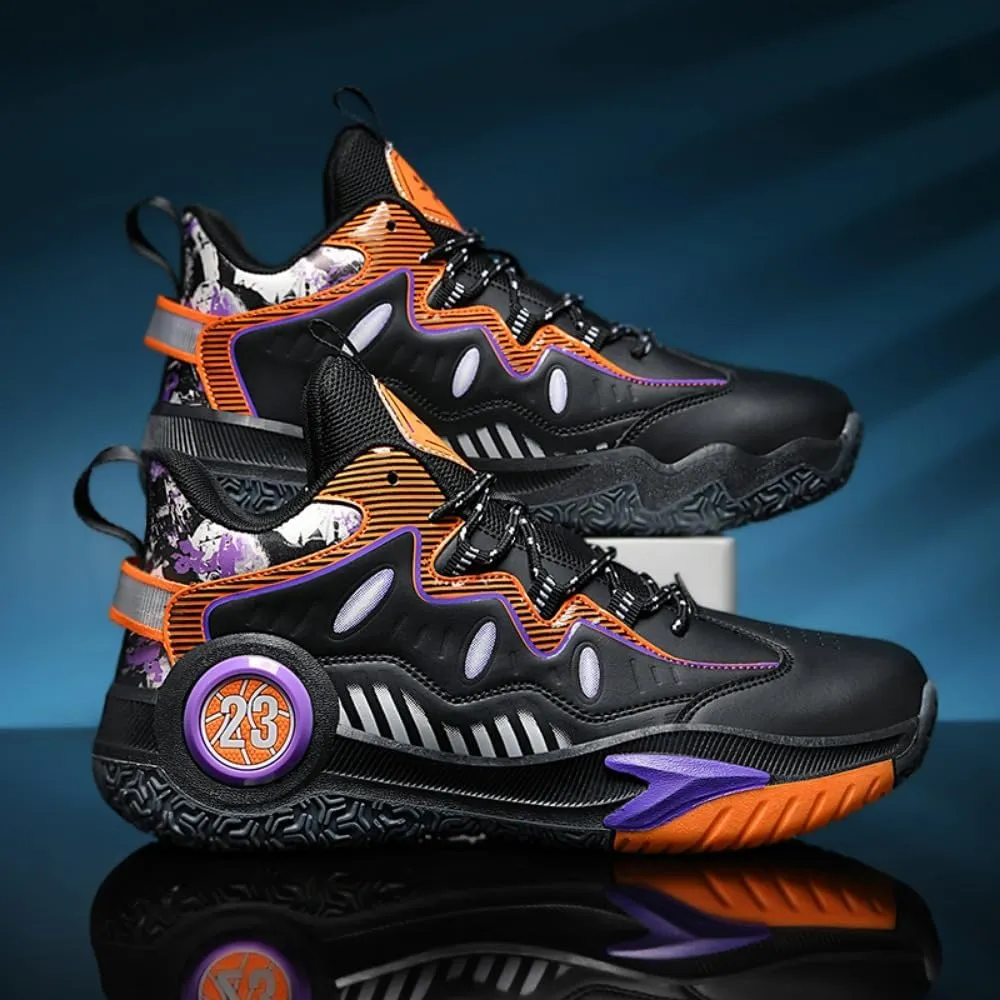 2023 Youth Sports Shoes Breathable Basketball Shoes Men's Fashion Running Shoes Basketball Shoes