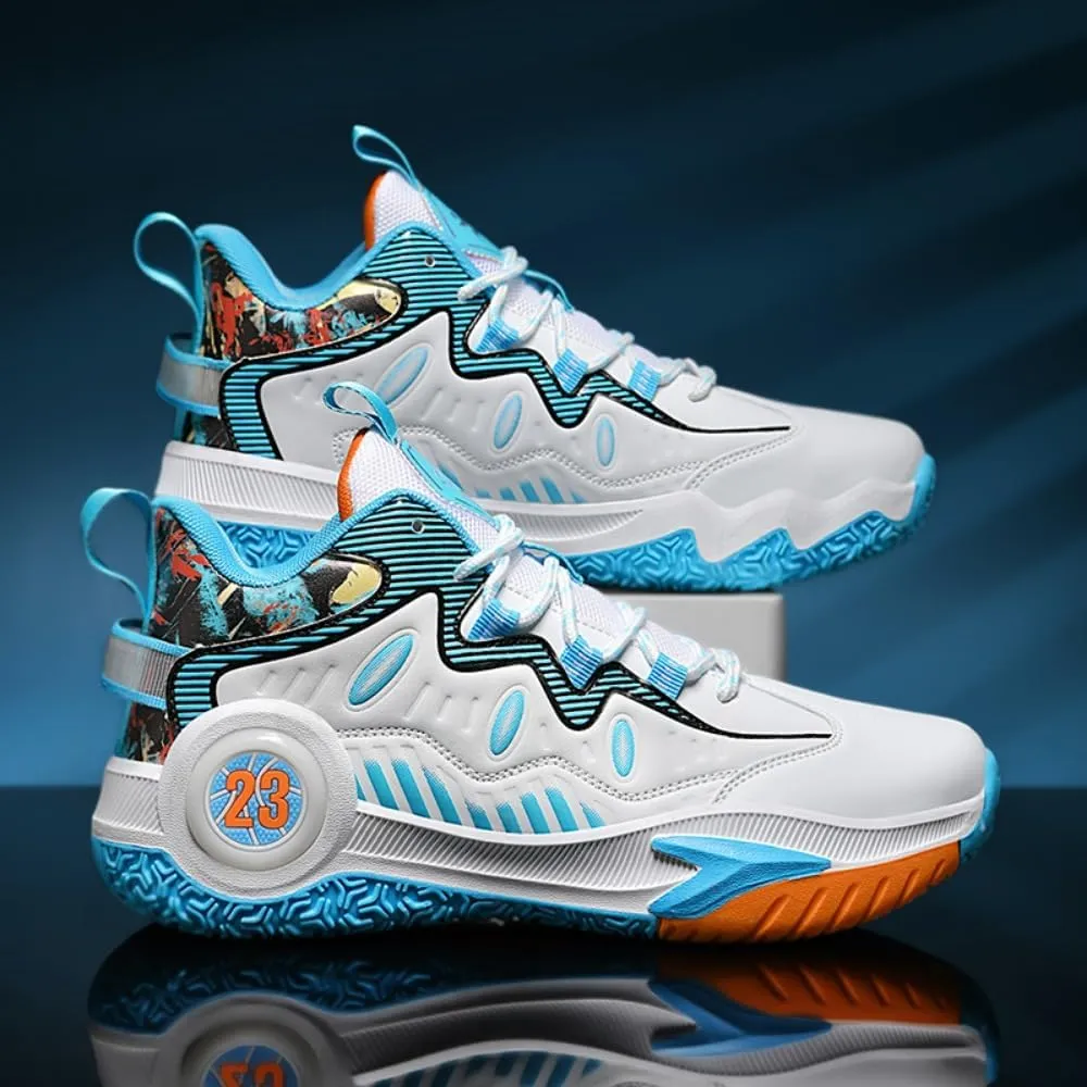 2023 Youth Sports Shoes Breathable Basketball Shoes Men's Fashion Running Shoes Basketball Shoes
