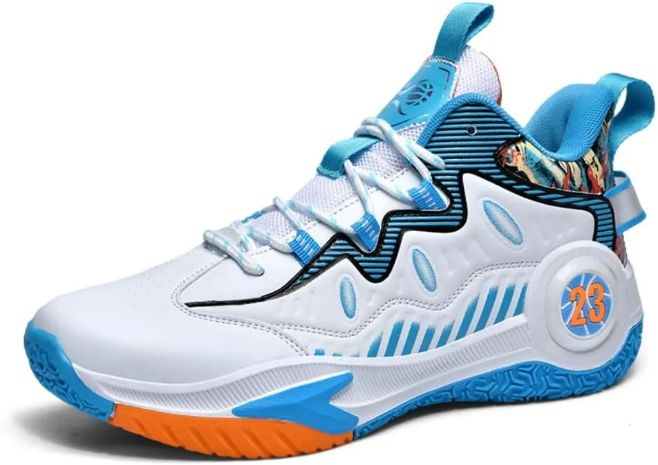 2023 Youth Sports Shoes Breathable Basketball Shoes Men's Fashion Running Shoes Basketball Shoes