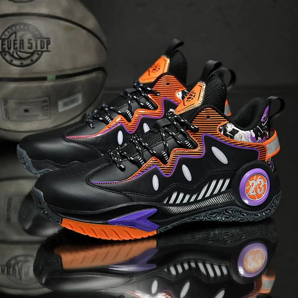 2023 Youth Sports Shoes Breathable Basketball Shoes Men's Fashion Running Shoes Basketball Shoes