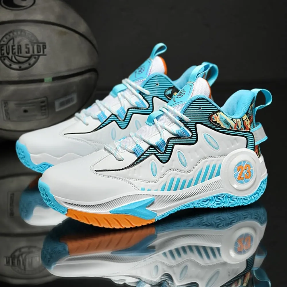 2023 Youth Sports Shoes Breathable Basketball Shoes Men's Fashion Running Shoes Basketball Shoes