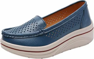 2025 Summer Slip on Loafers for Women Mesh Comfortable Platform Sneakers Business Casual Outdoor Travel Walking Shoes