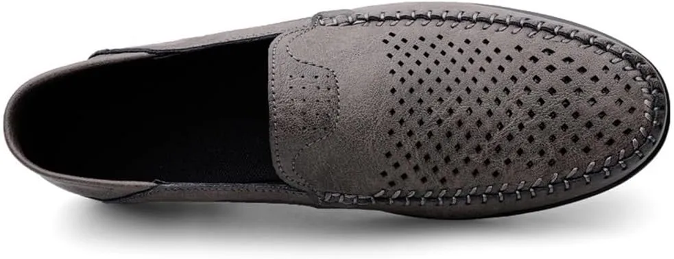 Anti-Slip Flexible Walking Casual Slip-on Mens Loafers Moccasins Shoes Lightweight Breathable Flat Heel