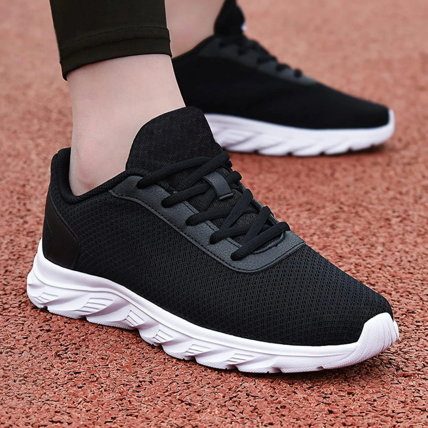 Arch Support Sports Shoes for Men Fashion Breathable Mesh Sports Shoes Comfortable Non Slip Sneaker for Men