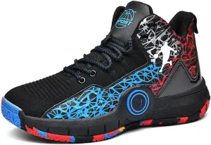 Basketball Shoes for Boys and Girls, Walking Running Shoes Breathable Comfortable Boys Sneakers for Little and Big Kids