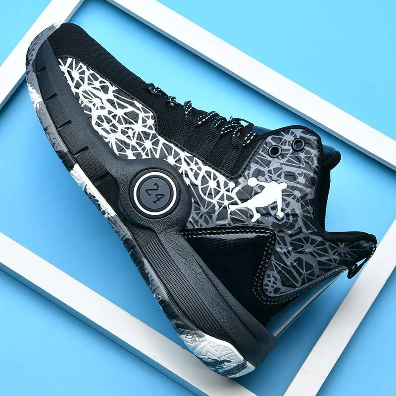 Basketball Shoes for Boys and Girls, Walking Running Shoes Breathable Comfortable Boys Sneakers for Little and Big Kids