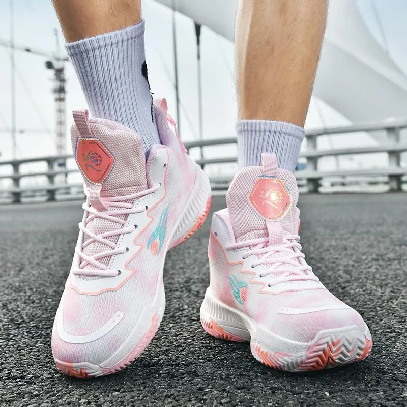 Basketball Shoes for Womens and Mens, Breathable Non Slip Outdoor Casual Unisex-Adult Fashion Sneakers