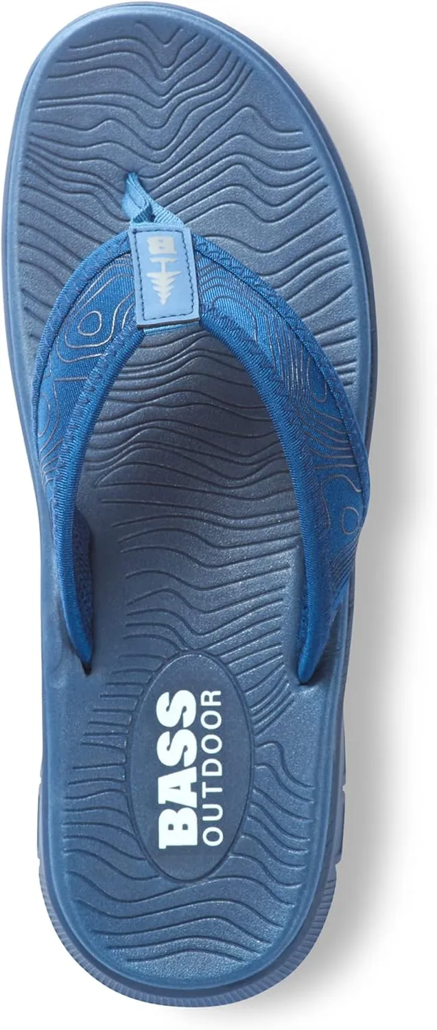 BASS OUTDOOR Men's Topo Thong Everyday Outdoor Sandal Boat Shoe