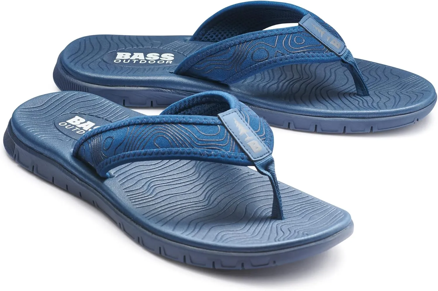 BASS OUTDOOR Men's Topo Thong Everyday Outdoor Sandal Boat Shoe