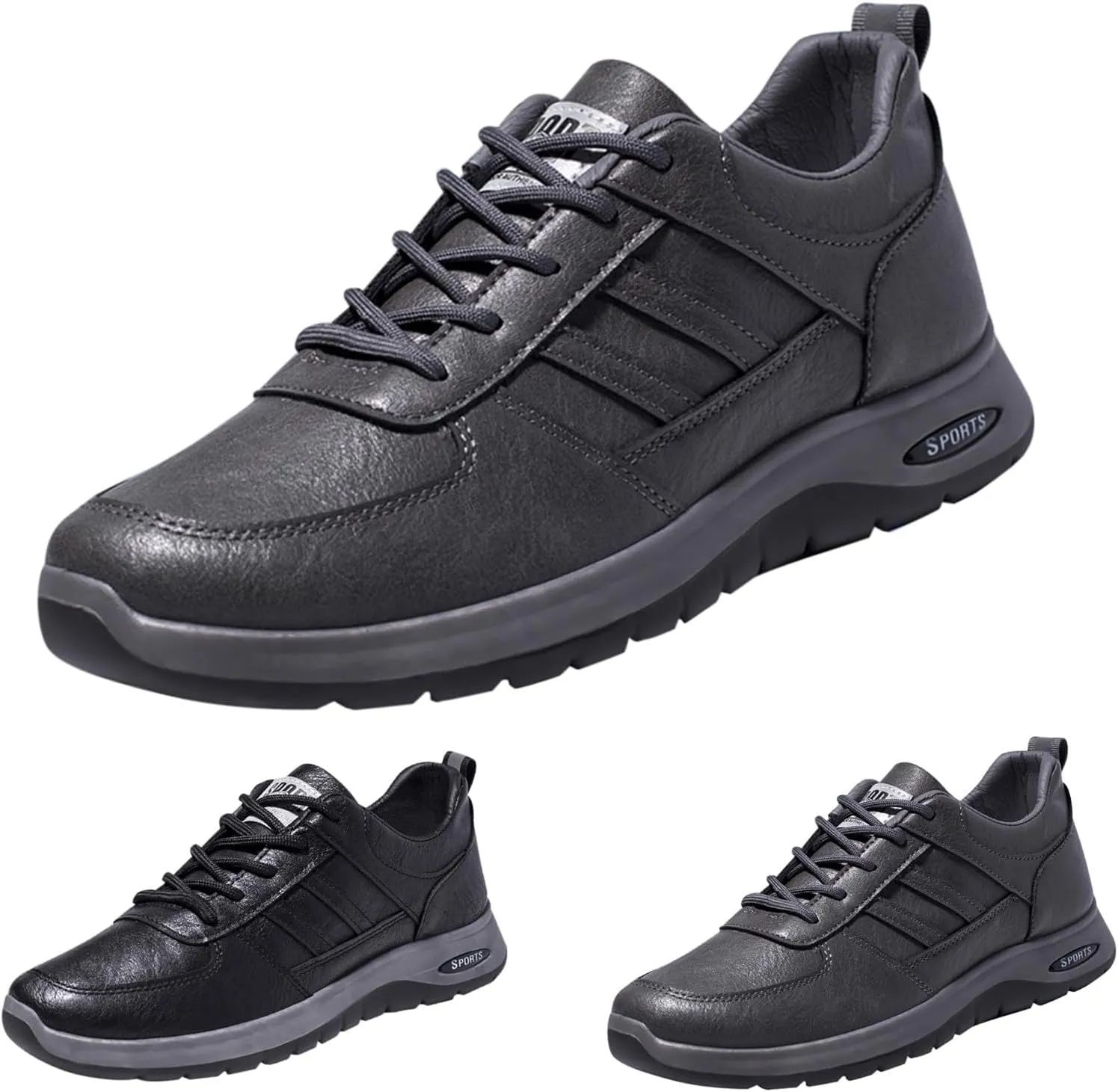 Black Sneakers for Men Arch Support Shoes for Women Slip On Casual Shoes Comfort Cute Casual Slip On Lightweight Loafers for Men Walking Sneakers for Women