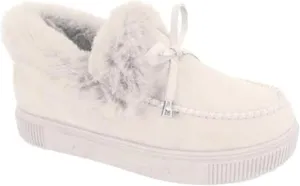 Booties For Women 2024 Winter Snow Boots Slip on Warm Comfortable Outdoor Fur Lined Ankle Booties Loafers Shoes