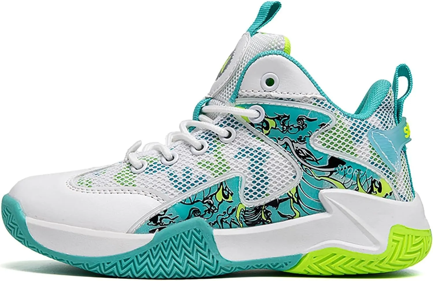 Boys Basketball Shoes Breathable Indoor Athletic Shoes Youth Outdoor Comfortable Basketball Shoes for Girls