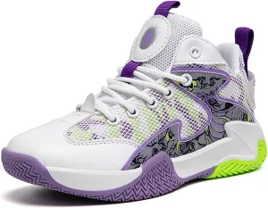 Boys Basketball Shoes Breathable Indoor Athletic Shoes Youth Outdoor Comfortable Basketball Shoes for Girls