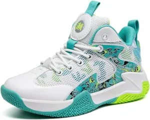 Boys Basketball Shoes Breathable Indoor Athletic Shoes Youth Outdoor Comfortable Basketball Shoes for Girls