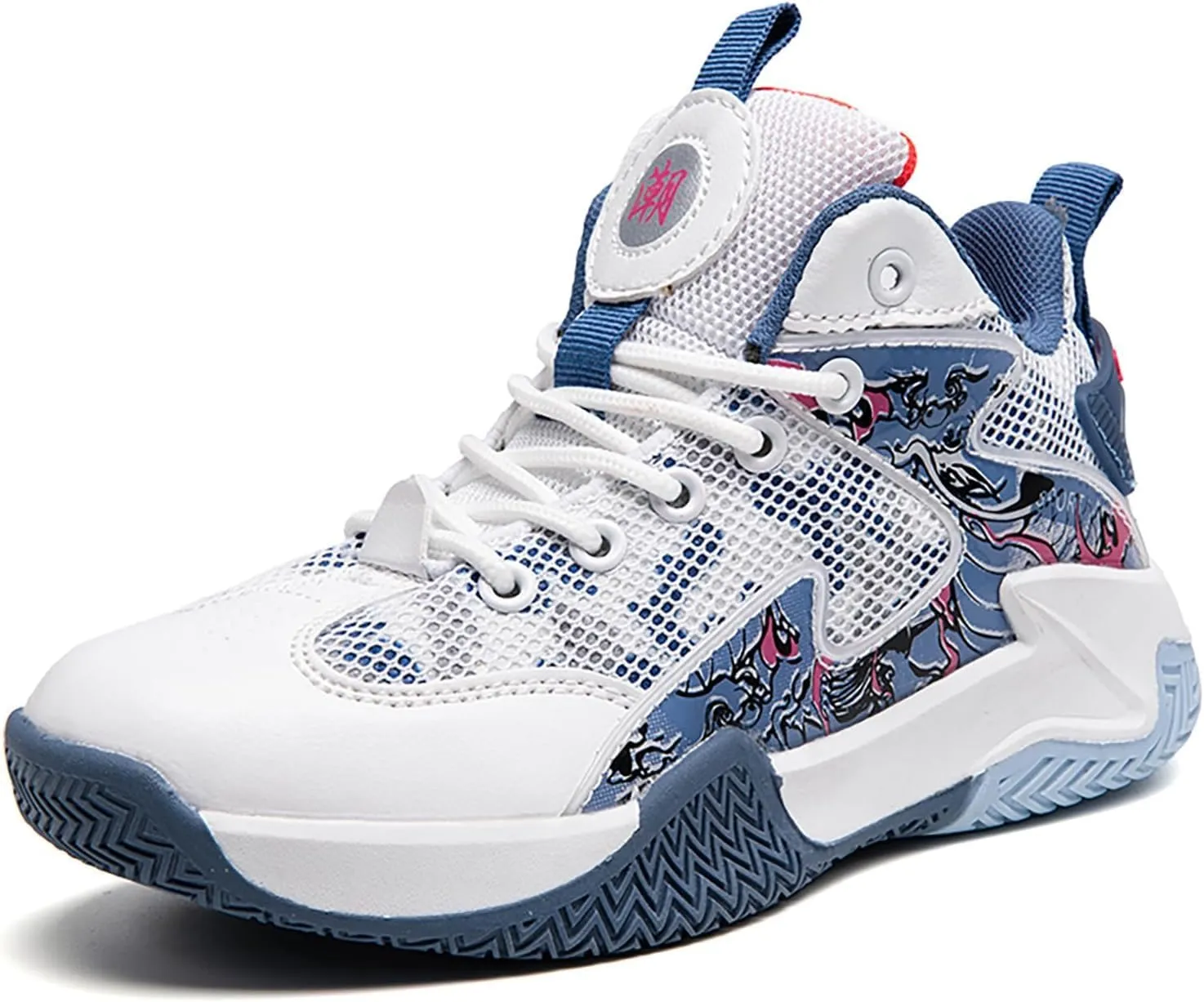 Boys Basketball Shoes Breathable Indoor Athletic Shoes Youth Outdoor Comfortable Basketball Shoes for Girls