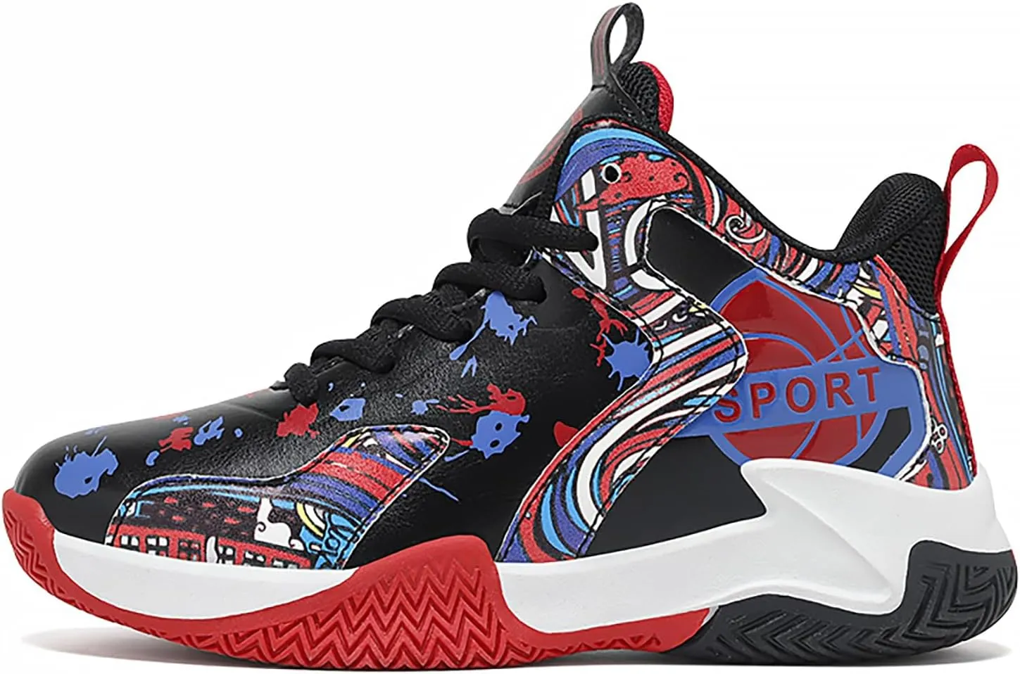 Boys Basketball Shoes Kids Basketball Sneakers Breathable Tennis Shoes for Boys Girls