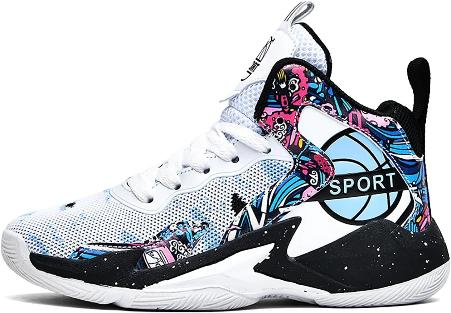 Boys Basketball Shoes Kids Basketball Sneakers Breathable Tennis Shoes for Boys Girls