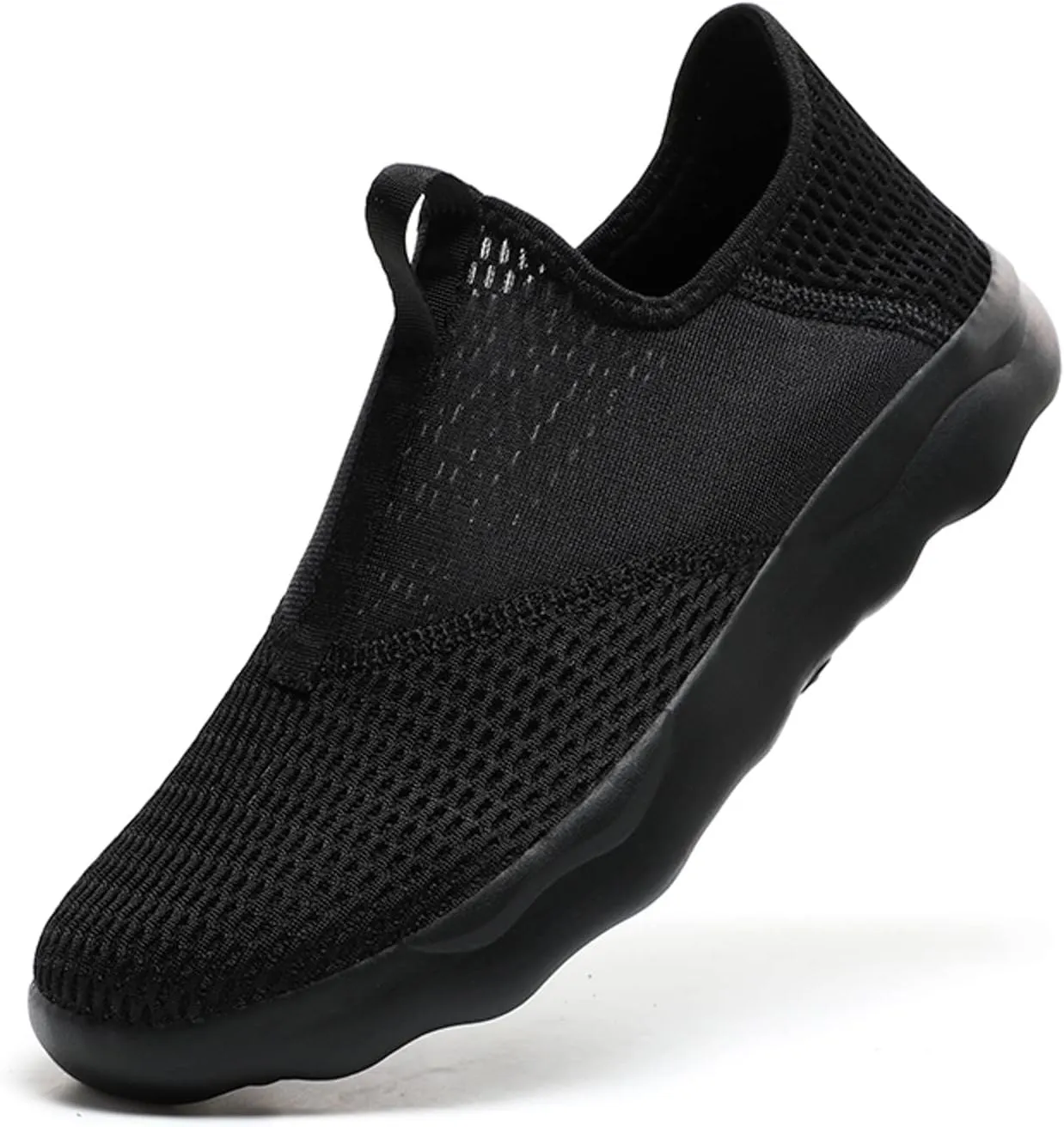 Breathable & Comfortable Sneaker Men Sports Shoes Fashionable Simple and Solid Color The New Pattern Summer Mesh