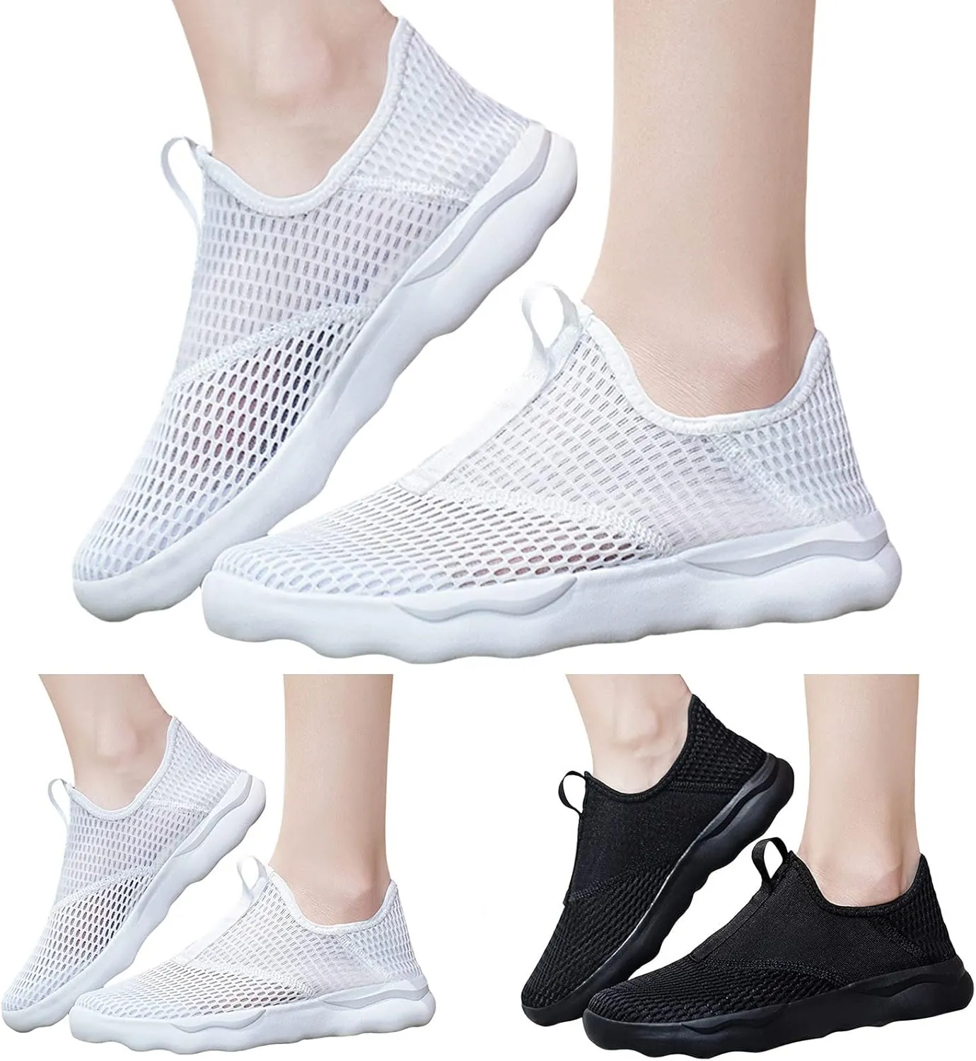 Breathable & Comfortable Sneaker Men Sports Shoes Fashionable Simple and Solid Color The New Pattern Summer Mesh