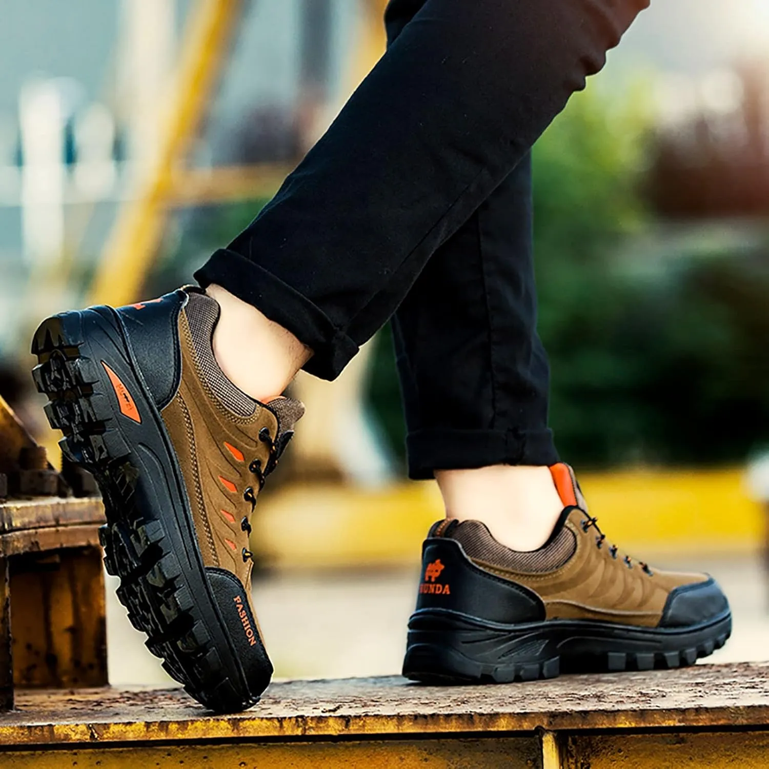 Breathable Dress Sneaker Hiking Shoes for Men Walking Shoes Fashion Casual Loafers Breathable Hiking