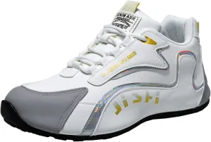 Breathable Dress Sneaker Men's Shoes Casual New Men's Shoes White Fashionable Sports Leather for