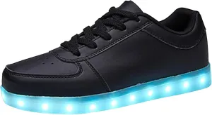 Breathable Dress Sneaker Student Shoes Thick Soled Sports Shoes Fashionable Light USB Rechargeable Skate Sports