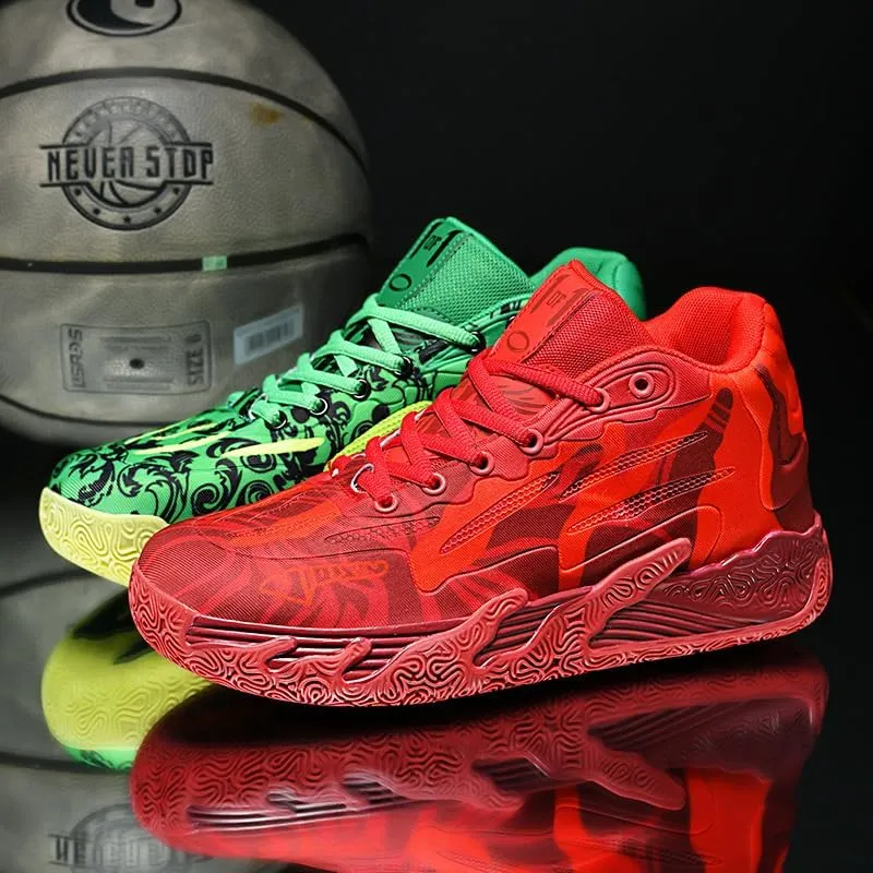Breathable Non-Slip Basketball Shoes Youth Outdoor Sports Running
