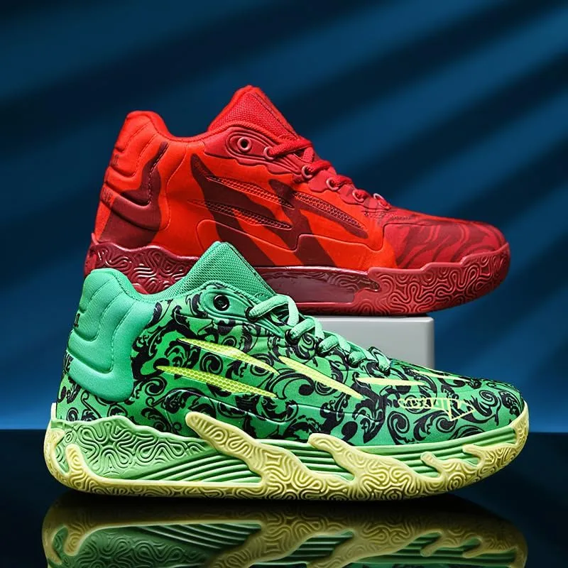 Breathable Non-Slip Basketball Shoes Youth Outdoor Sports Running