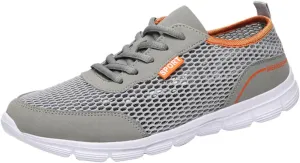 Breathable Walking Shoes for Men Casual Sneaker Mesh Breathable Walking Shoe Men's Sport Breathable Mesh Shoes