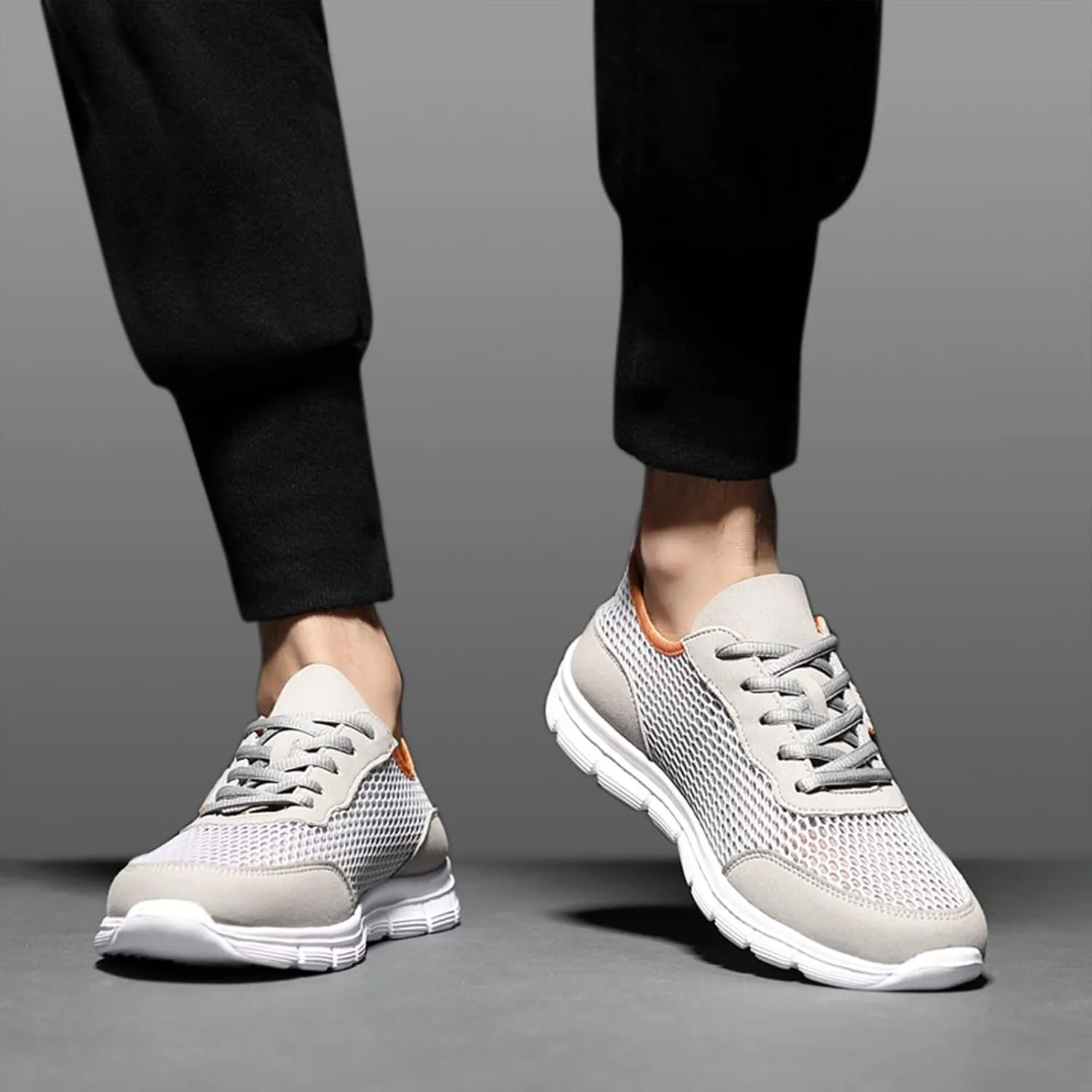 Breathable Walking Shoes for Men Casual Sneaker Mesh Breathable Walking Shoe Men's Sport Breathable Mesh Shoes