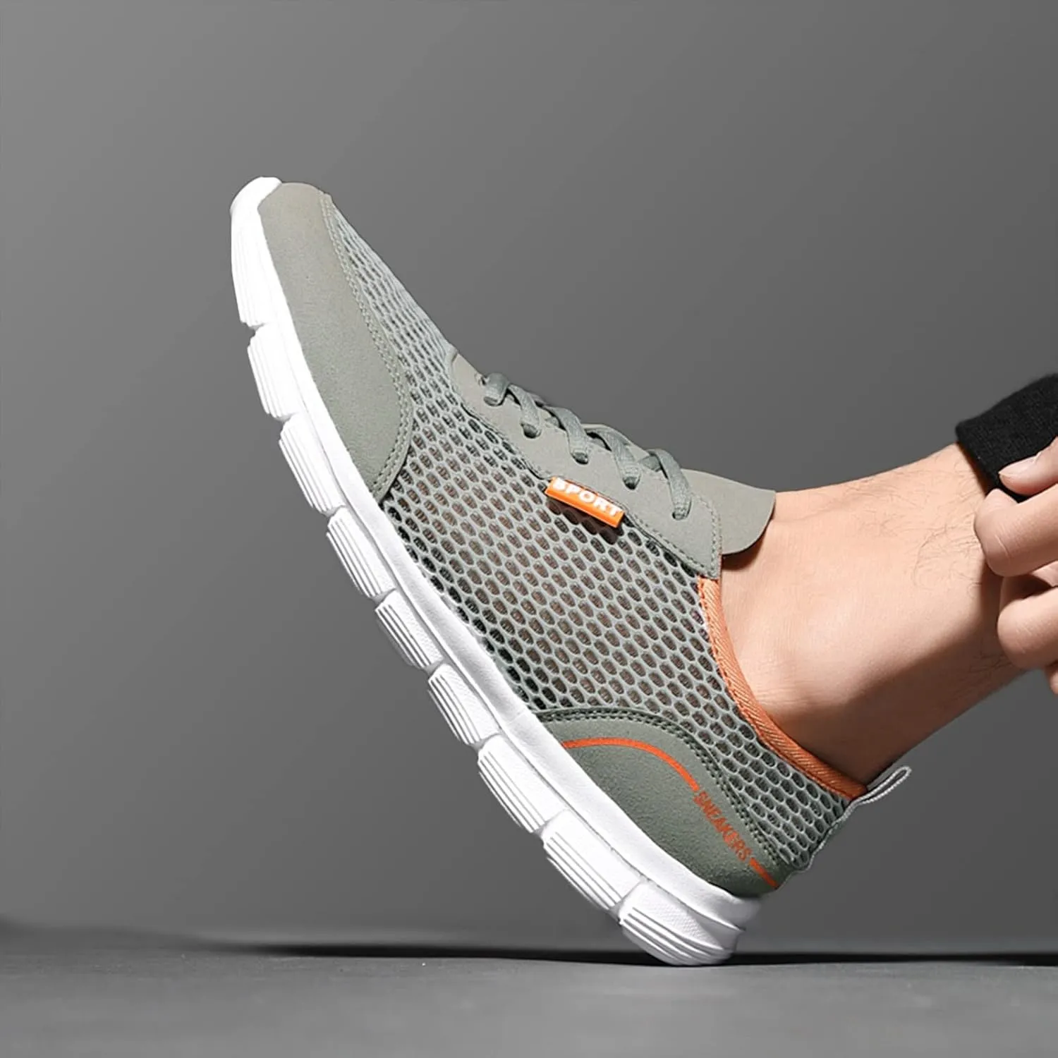 Breathable Walking Shoes for Men Casual Sneaker Mesh Breathable Walking Shoe Men's Sport Breathable Mesh Shoes
