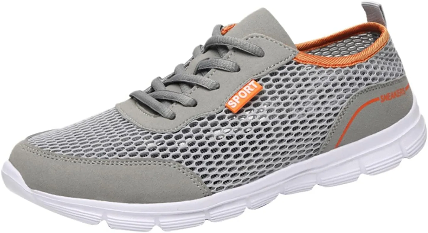 Breathable Walking Shoes for Men Casual Sneaker Mesh Breathable Walking Shoe Men's Sport Breathable Mesh Shoes