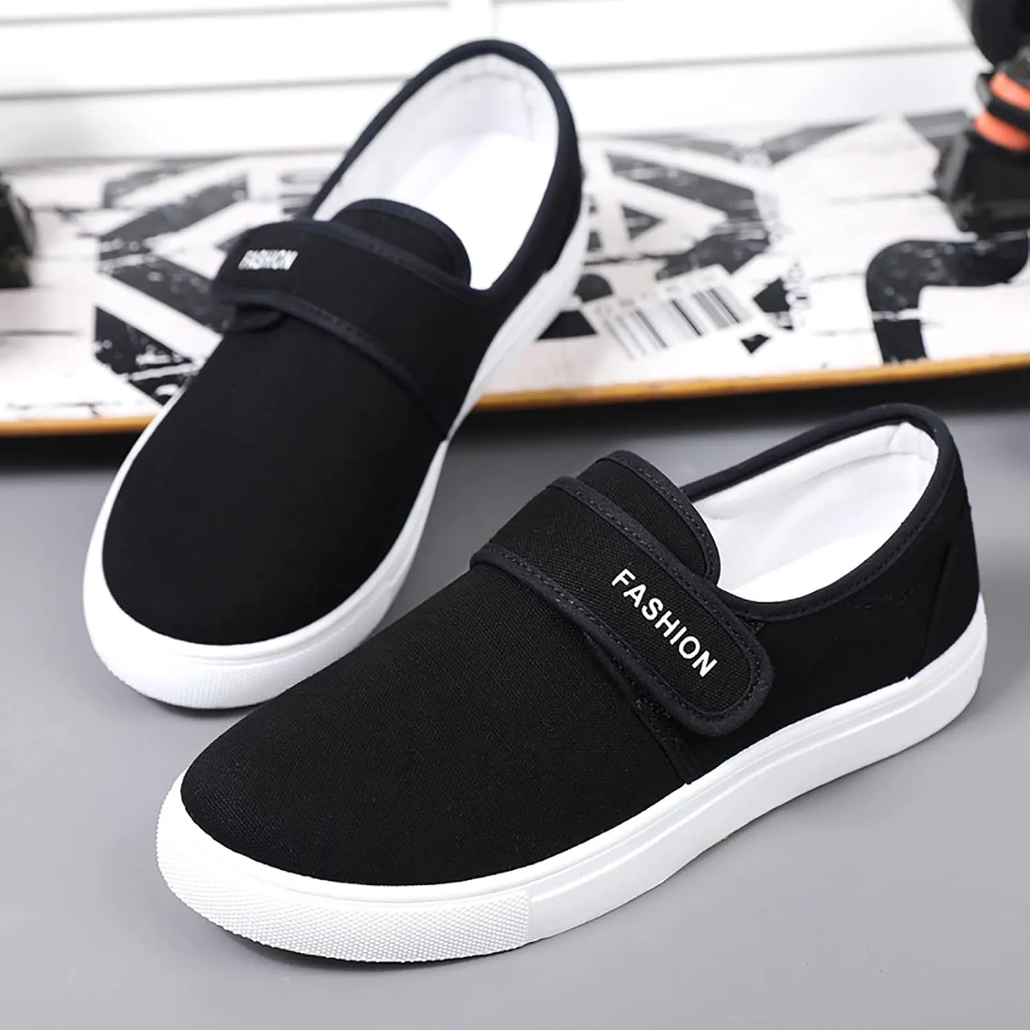 Canvas for Men Low Top Walking Shoes Fashion Casual Mid Top Shoes for Men