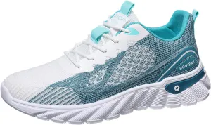 Casual Shoes Lace up Men's Shoes Summer New Breathable Casual Fly Weaving Mesh Mesh Running Sports
