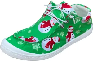 Christmas Tennis Shoes for Women Mens Sneakers Womens Loafers Comfortable Christmas Canvas Shoes Women Closed Toe Indoor and Outdoor Sale Clearance