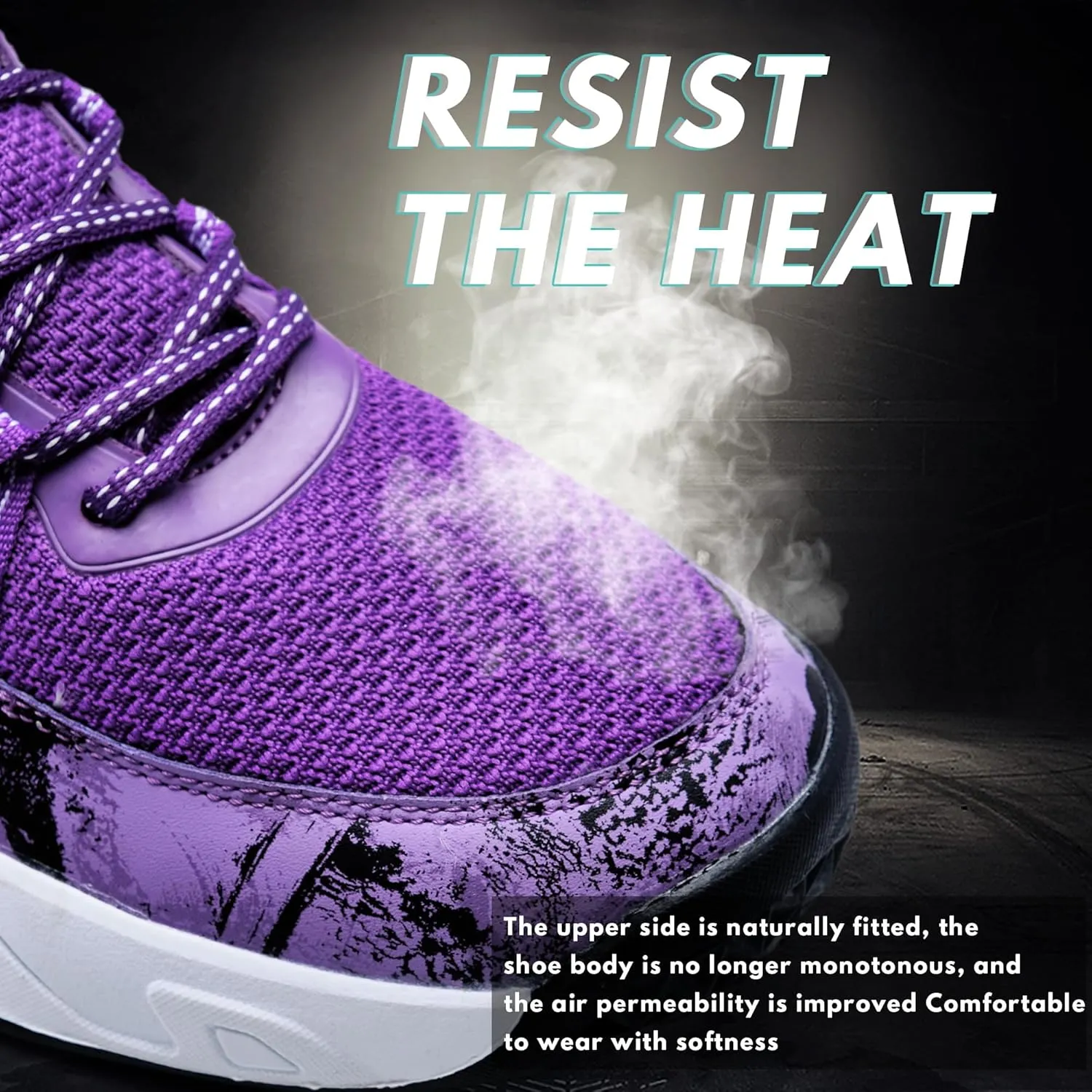 CJSPORX Men Women Basketball Shoes Breathable Non Slip Outdoor Fashion Sneakers