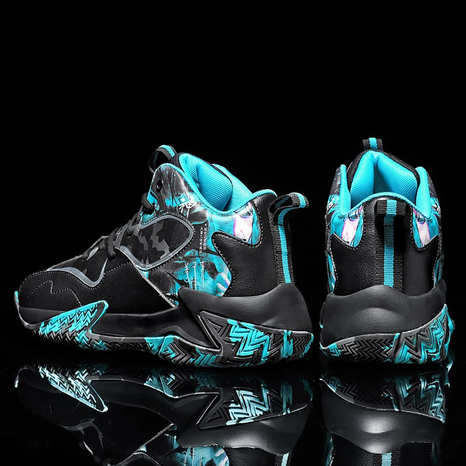 CJSPORX Mens Basketball Shoes Breathable Non Slip Running Fashion Sneakers