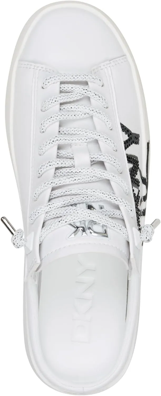 DKNY Women's Garren Everyday Lace Up Sneaker Mule