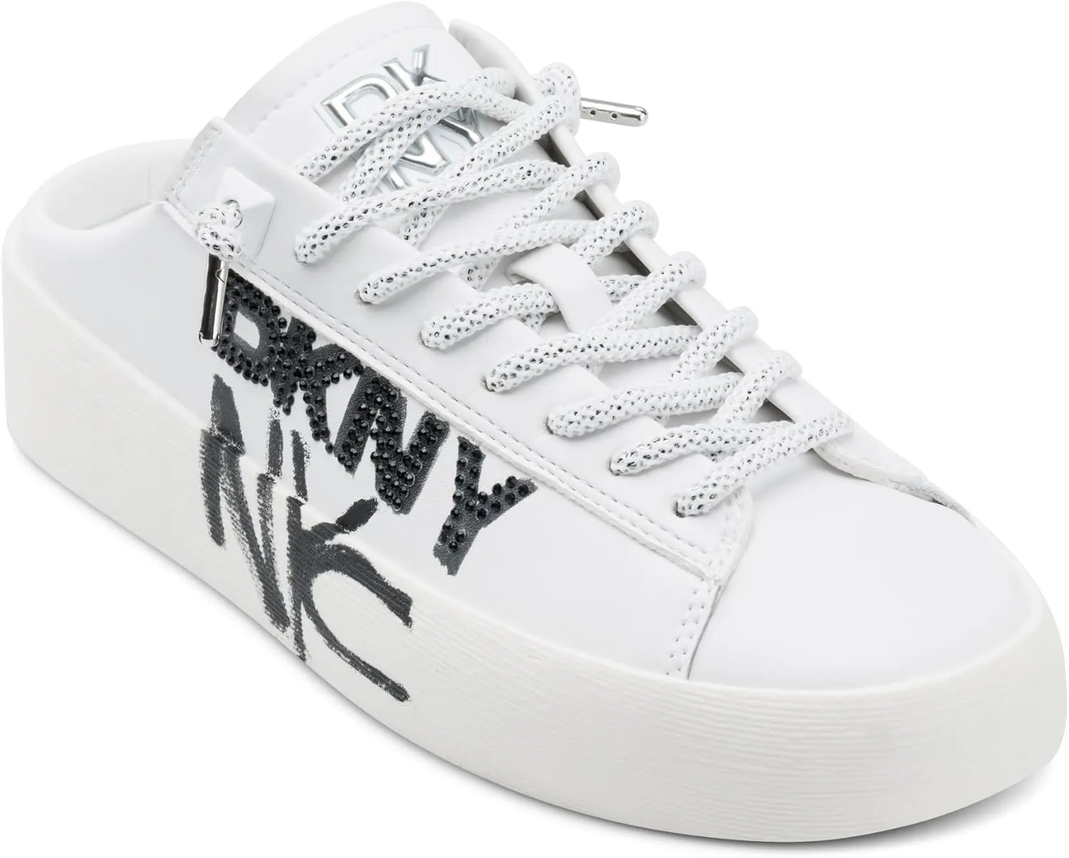 DKNY Women's Garren Everyday Lace Up Sneaker Mule