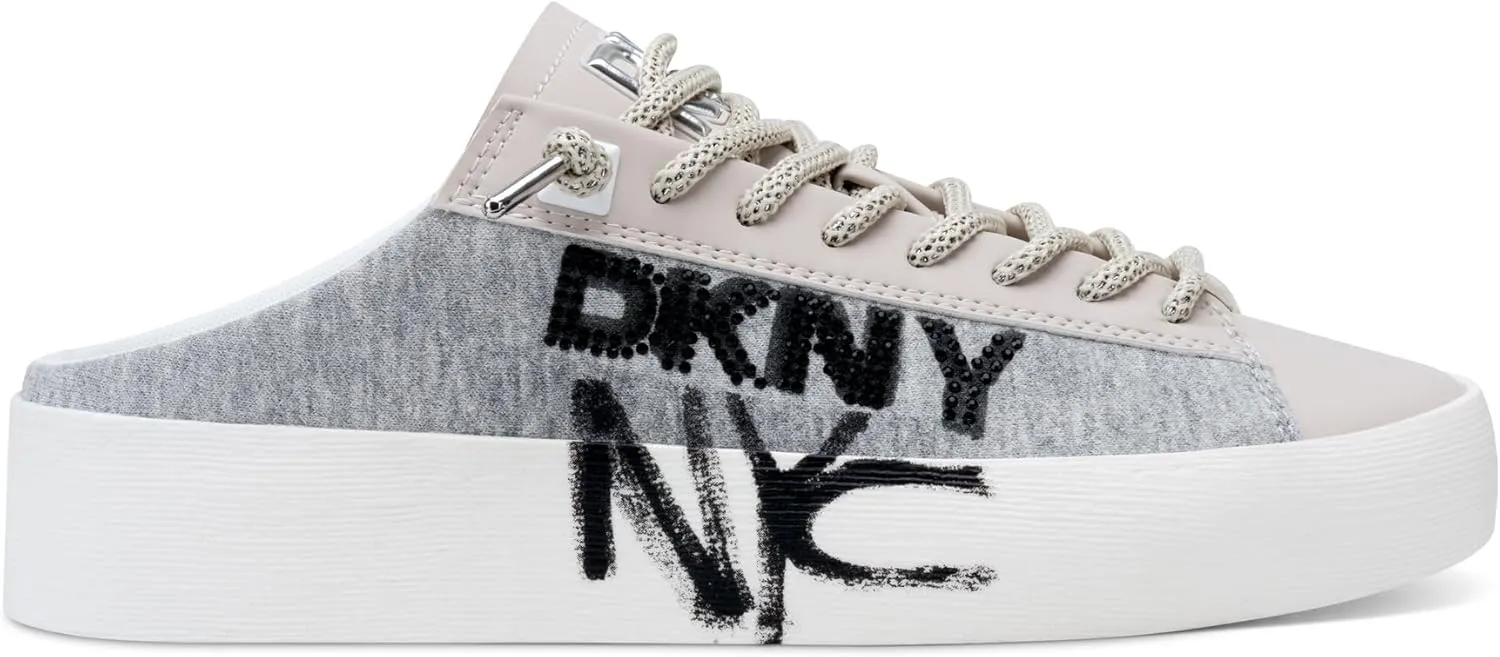 DKNY Women's Garren Everyday Lace Up Sneaker Mule