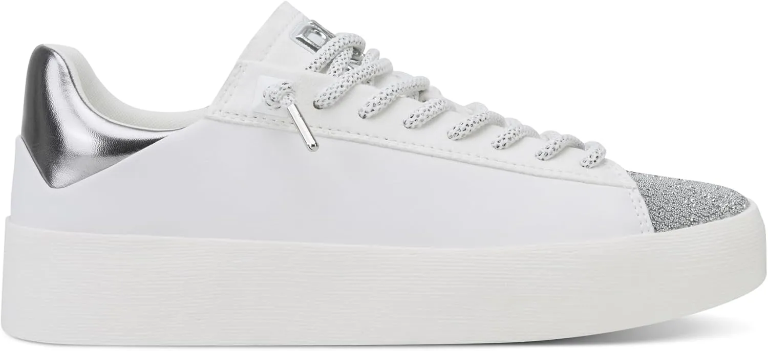 DKNY Women's Ginali Everyday Lace Up Platform Sneaker