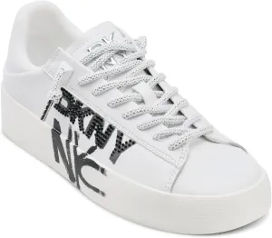DKNY Women's Ginali Everyday Lace Up Platform Sneaker