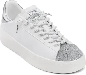 DKNY Women's Ginali Everyday Lace Up Platform Sneaker