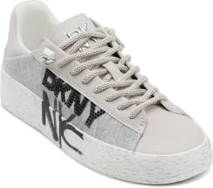 DKNY Women's Ginali Everyday Lace Up Platform Sneaker