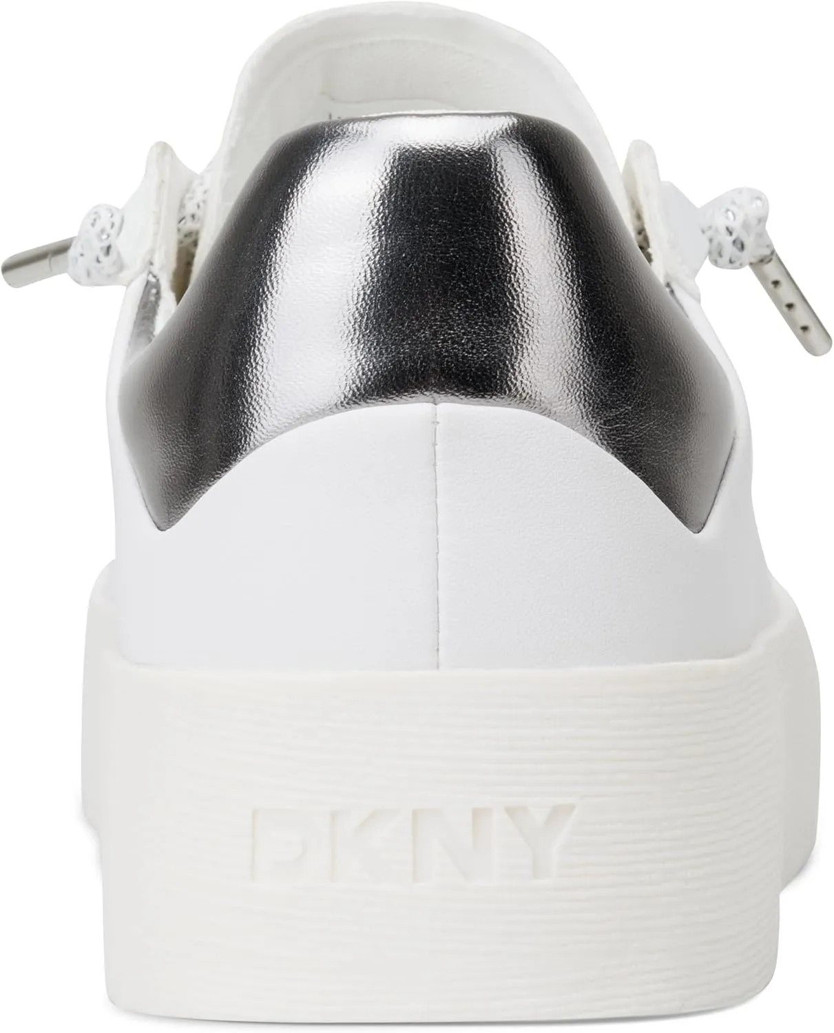 DKNY Women's Ginali Everyday Lace Up Platform Sneaker