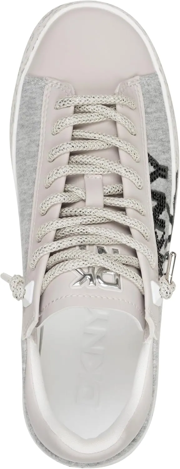 DKNY Women's Ginali Everyday Lace Up Platform Sneaker