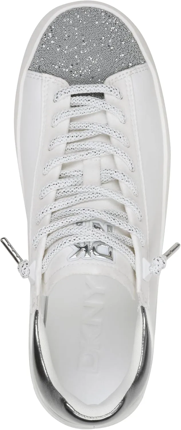 DKNY Women's Ginali Everyday Lace Up Platform Sneaker