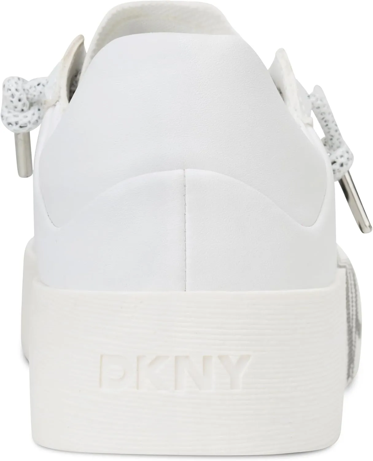 DKNY Women's Ginali Everyday Lace Up Platform Sneaker
