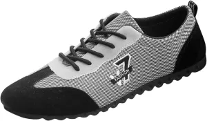 Fashion Sneakers Comfortable Fashion All Season Men Casual Shoes Flat Non Slip Sole Lace Up Breathable and Comfortable