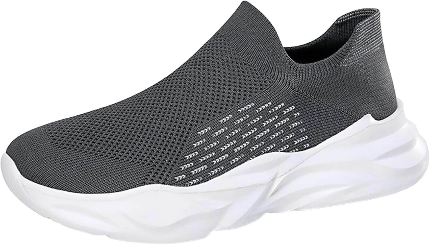 Fashion Sneakers Comfortable Men Sneakers Flying Weaver Mesh Large Size Elastic Socks Shoes Casual Sports Breathable